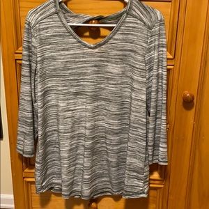 Gray and green shirt